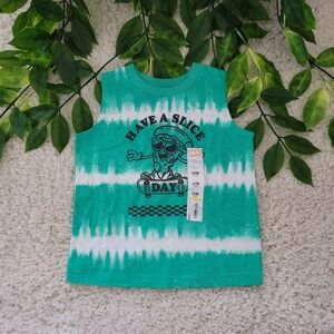 Baby Boy Tie Dye Pizza Tank Top (9-12 Months)